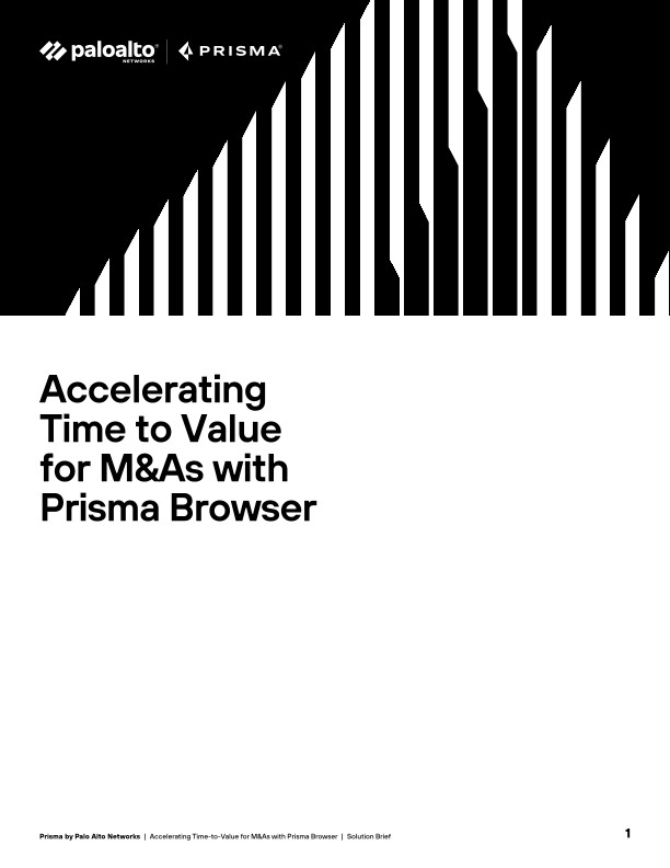 Aceleração do tempo de valorização das fusões e aquisições com o Prisma Browser