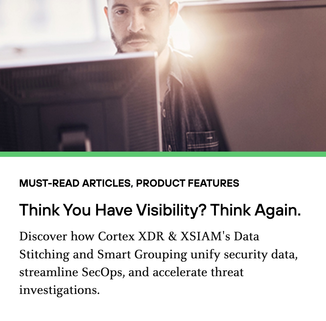 Você acha que tem visibilidade? Pense novamente.