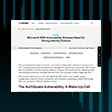 Vulnerabilidade do Microsoft MFA enfatiza a necessidade de uma postura de identidade forte