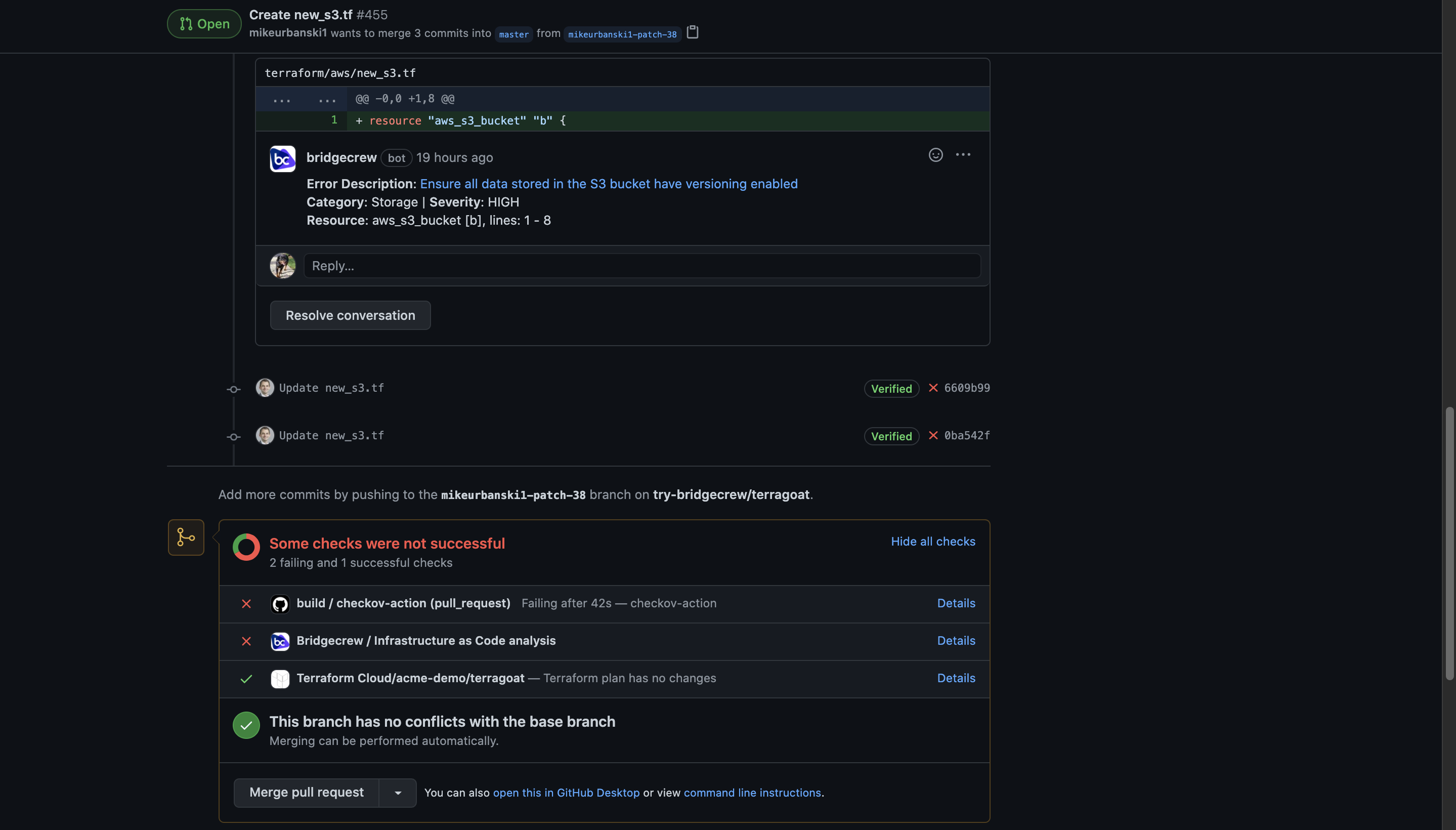 Aplicação de grades de proteção e prevenção de desvios