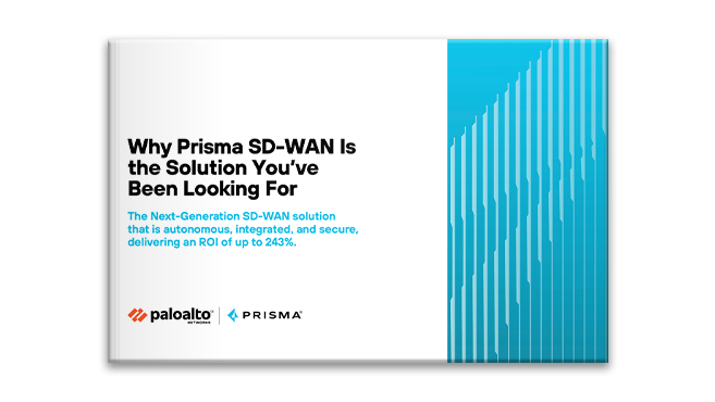 Por que o Prisma SD-WAN é a solução que você está procurando