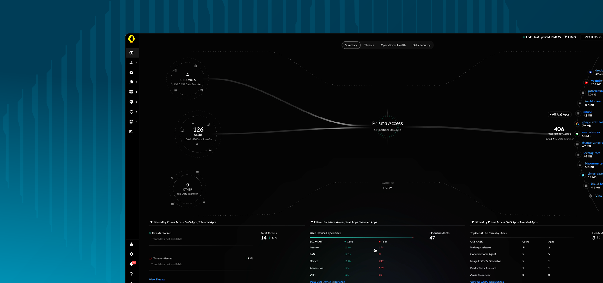Reduza a exposição a ameaças