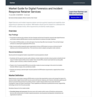 Guia de mercado da Gartner<sup>®</sup> 2024 para retenção de serviços forenses digitais e de resposta a incidentes.