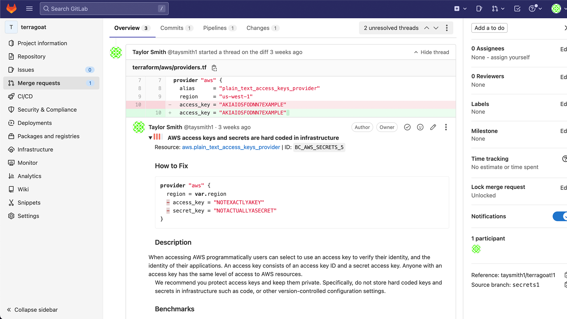 Feedback do desenvolvedor