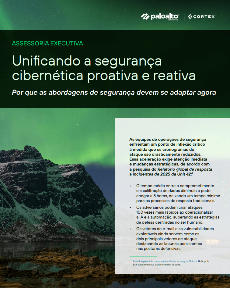 Assessoria executiva: Unificando a segurança cibernética reativa e proativa